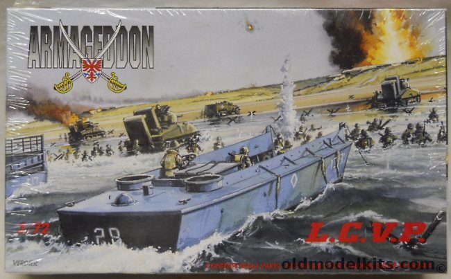 Armageddon 1/72 LCVP Landing Craft, MC2001 plastic model kit